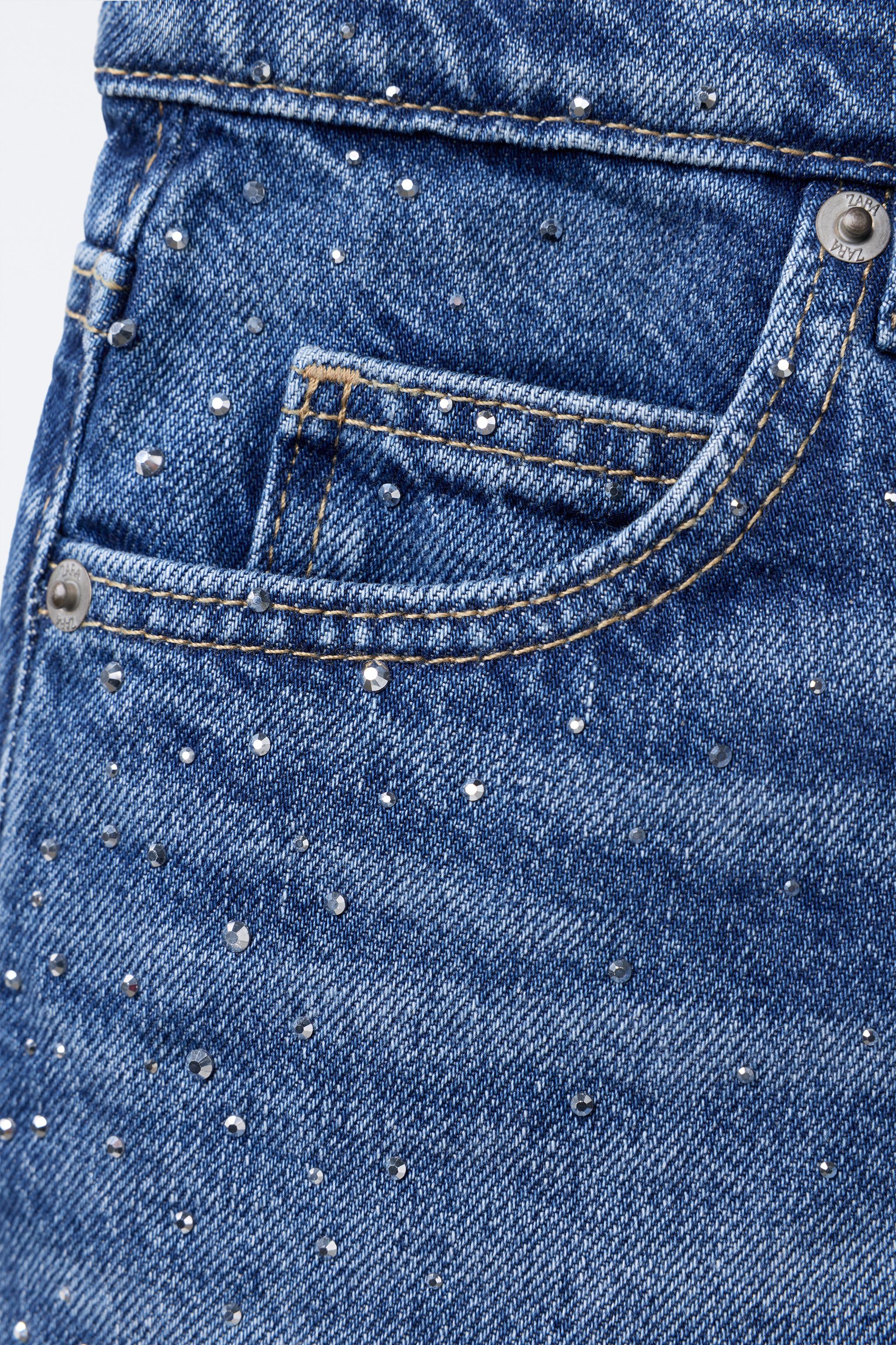 SPARKLY DENIM SHORTS